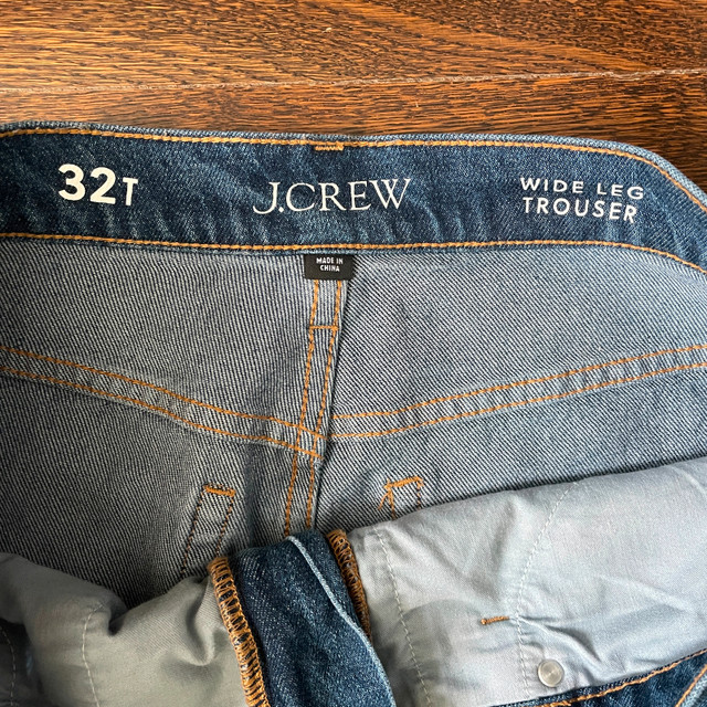 J. Crew Wide Leg Trouser Jeans-Size34/36 (US 16) - photo 3