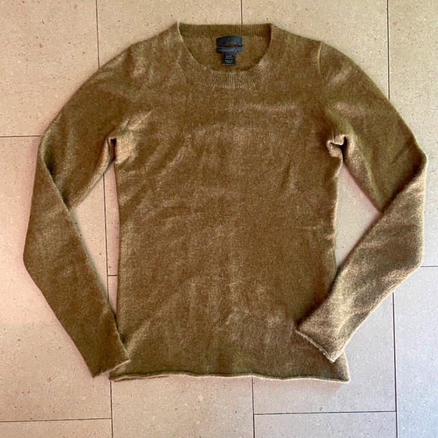 J. Crew Cashmere Sweater Olive Green- XXS - photo 4