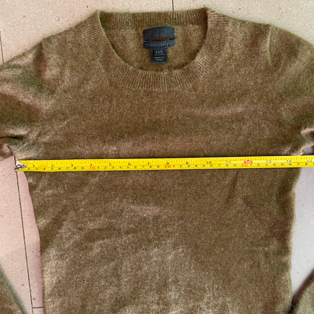 J. Crew Cashmere Sweater Olive Green- XXS - photo 5