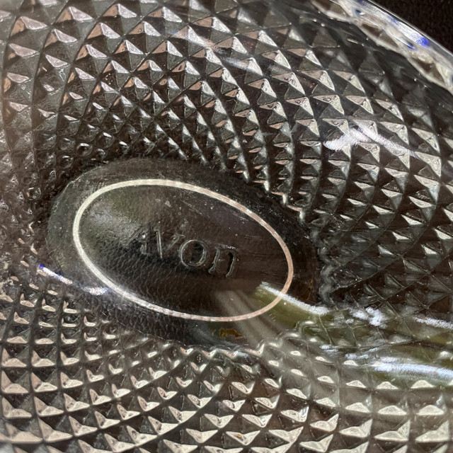 70's Avon Egg Fostoria Crystal-Soap Trinket Candy Dish w/ lid - photo 5