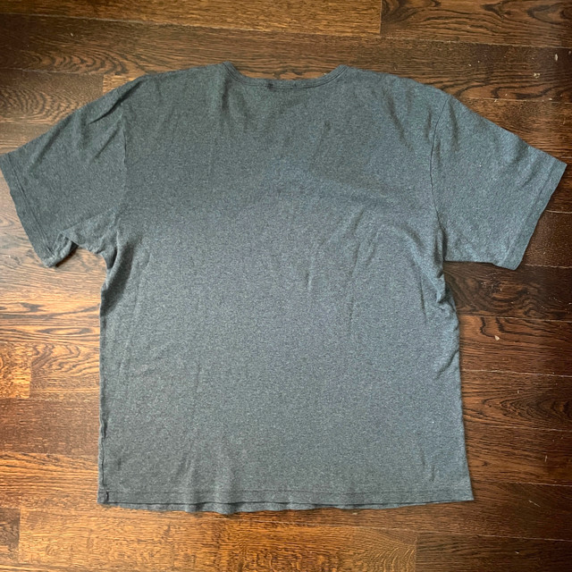 Hugo Boss Gray V-neck Men's 100% Cotton T-shirt-XL - photo 3