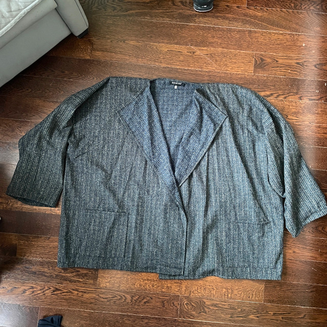 Eskandar Wool/Silk Blend Boucle Jacket - Size 10/12 - photo 2
