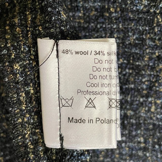 Eskandar Wool/Silk Blend Boucle Jacket - Size 10/12 - photo 5