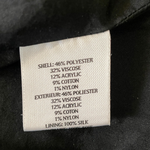 Eileen Fisher Black Metallic Sparkle Tweed Blazer-Large - photo 5