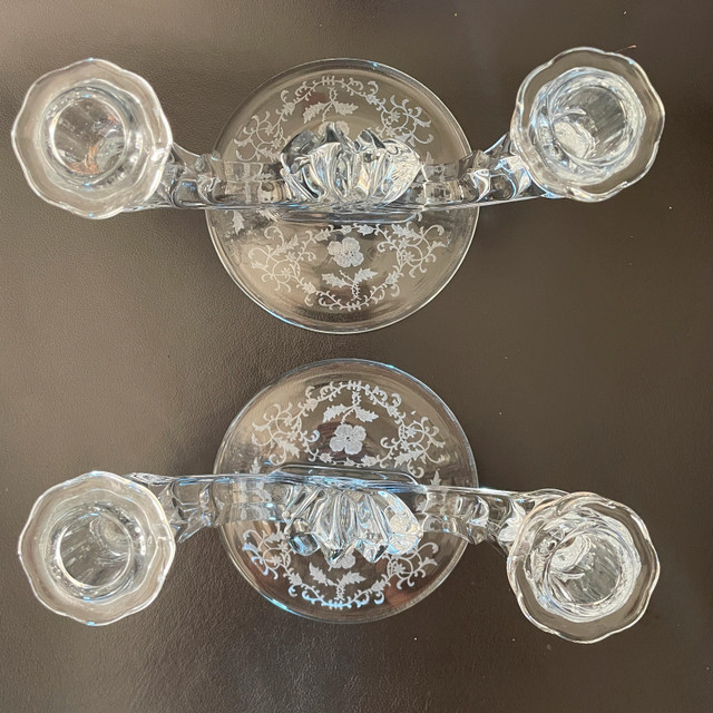 Vintage Fostoria Double Candlestick - photo 3