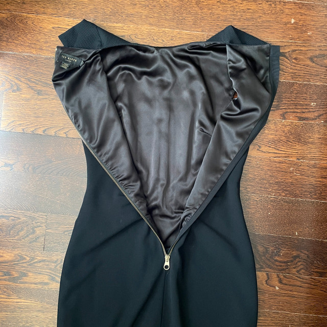 Ted Baker Black Sheath Cocktail Dress-Size 4 - photo 5