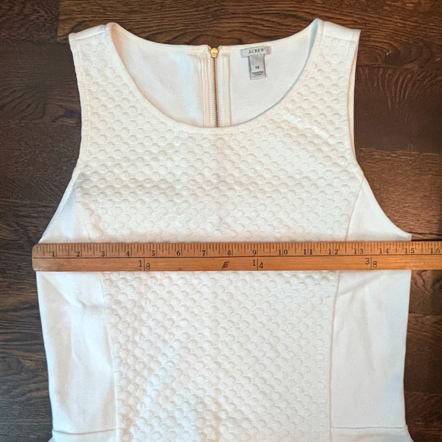 NEW J. Crew Cream Peplum sleeveless Top-Size XS-NWOT - photo 4