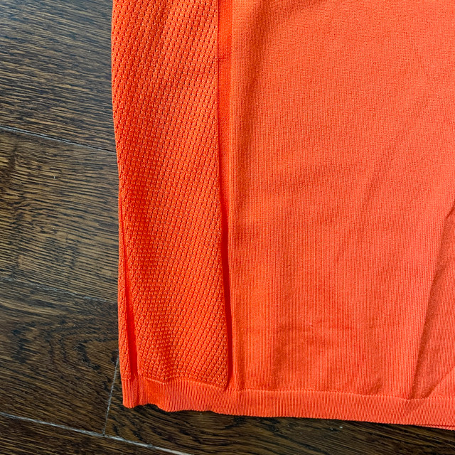 Pink Tartan Orange Crew Neck Slinky Sweater - Large - photo 5