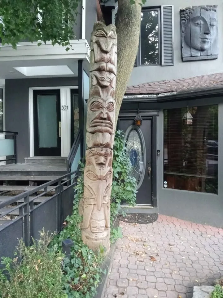 Hand Carved Totem Pole thumbnail