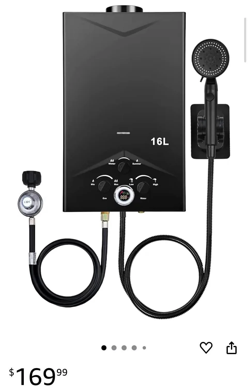 Brand new- Tankless Water Heater Outdoor 4.21GPM thumbnail