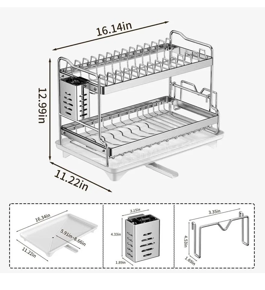 Double Layered Kitchen Organizer image indicator(5)