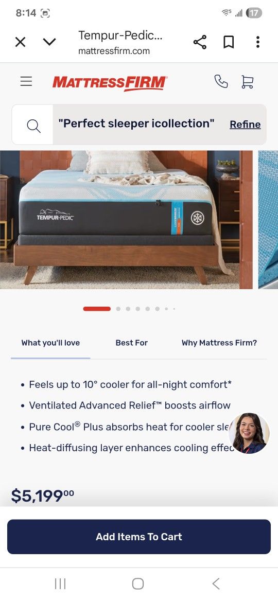 Tempur Pedic Lux BreezeTwin Xl Mattress - photo 3