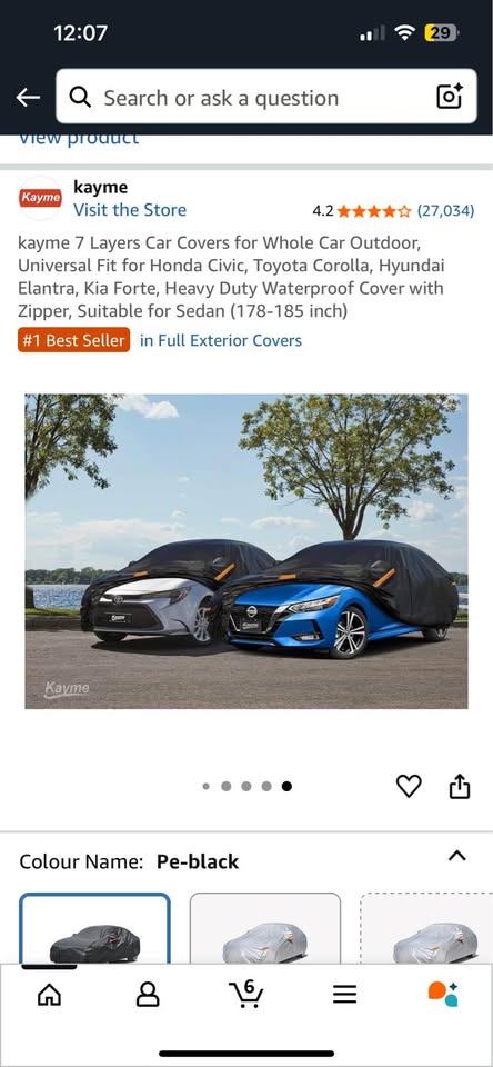 Kayme Car Cover for Sedans (178–185 in) - photo 3