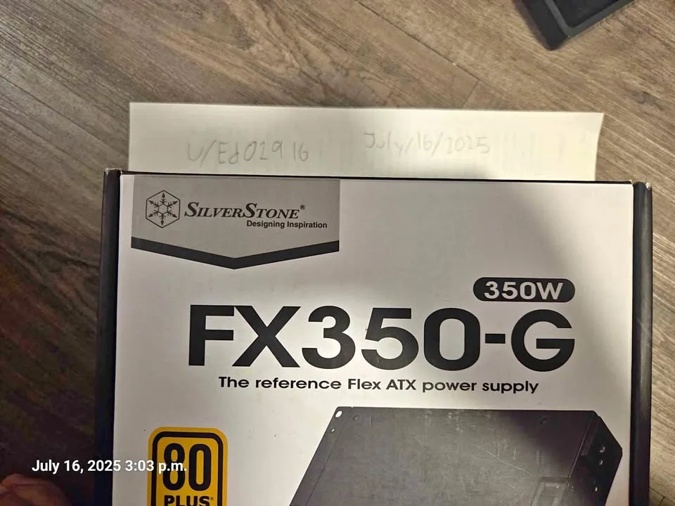 Silverstone FX350-G 350W 80 plus Gold SFX power supply thumbnail