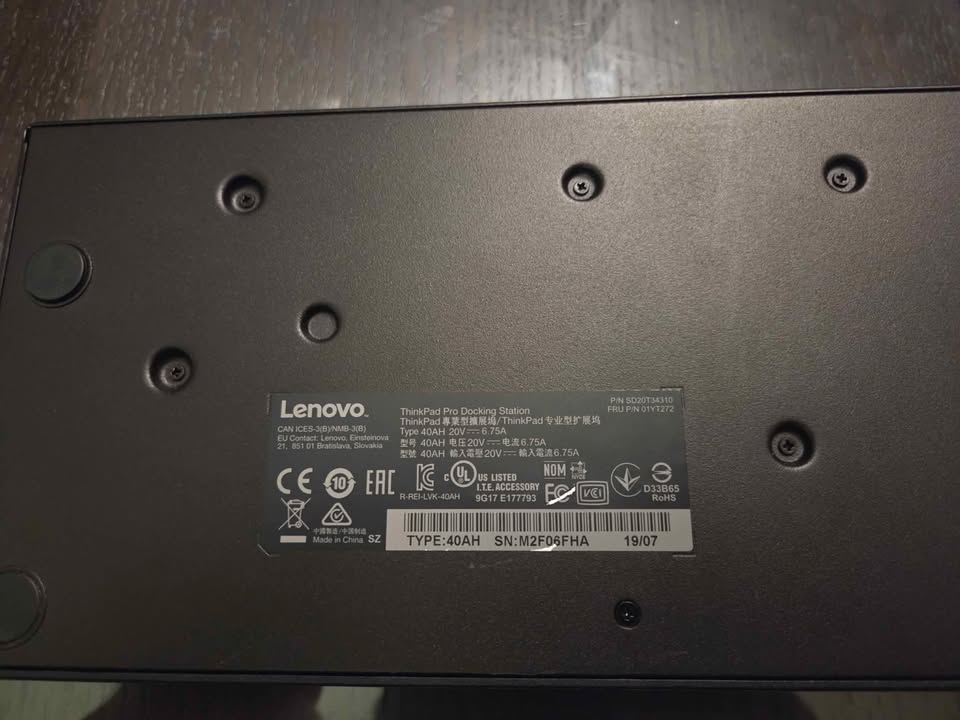 Lenovo Pro docking station 40AH - photo 2