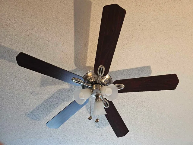 Hampton Bay Ceiling Fan with Lights, Works