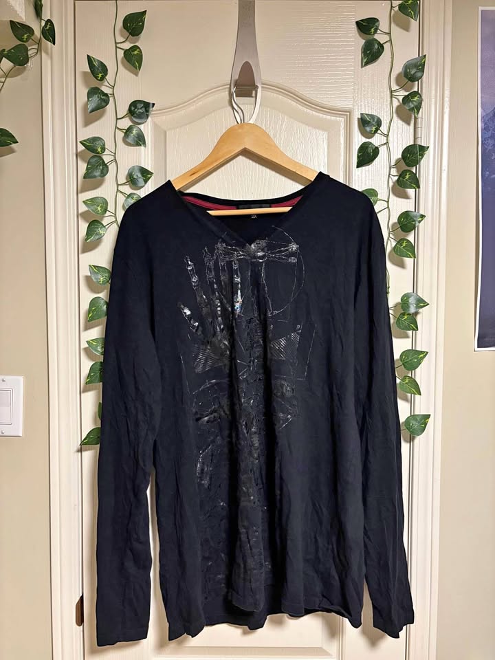 Vintage black affliction longsleeve tee