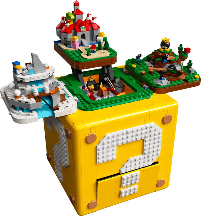 Brand New Lego Super Mario 64 Question Mark Block - photo 2
