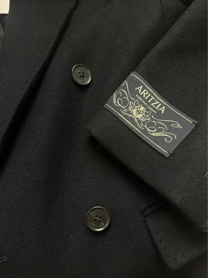 Aritzia Constant Coat - Luxe Wool Cashmere Size S NWT image indicator(4)