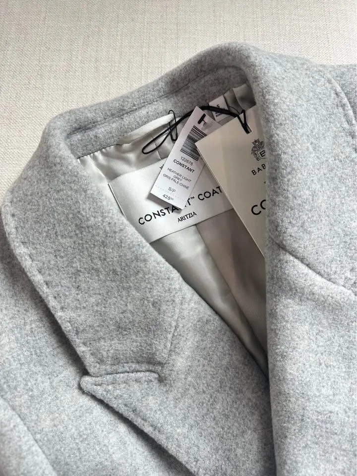 Aritzia Constant Coat - Soft Wool Cashmere Size S NWT image indicator(5)
