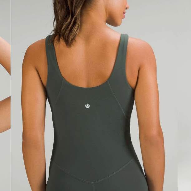 NWT Lululemon Align Bodysuit 25” - Size 8, Smoked Spruce - photo 3