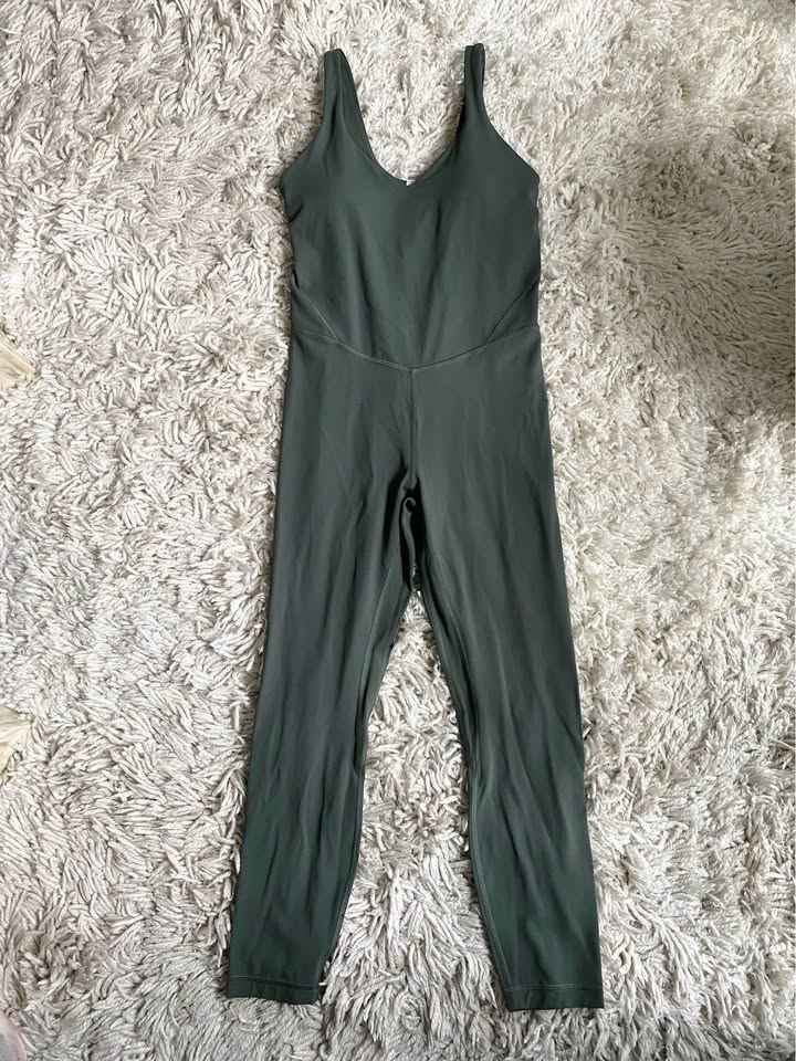 NWT Lululemon Align Bodysuit 25” - Size 8, Smoked Spruce - photo 4