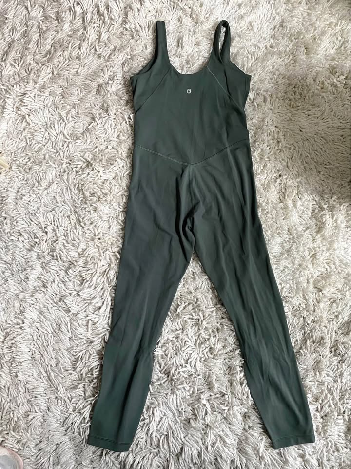 NWT Lululemon Align Bodysuit 25” - Size 8, Smoked Spruce - photo 5