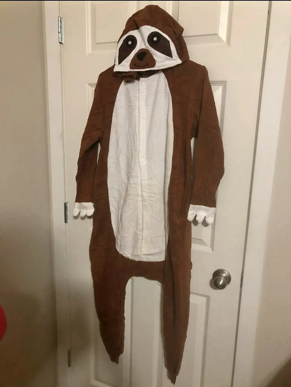 Children’s Sloth Halloween Costume Onesie Panamas Size 125/ 6T thumbnail