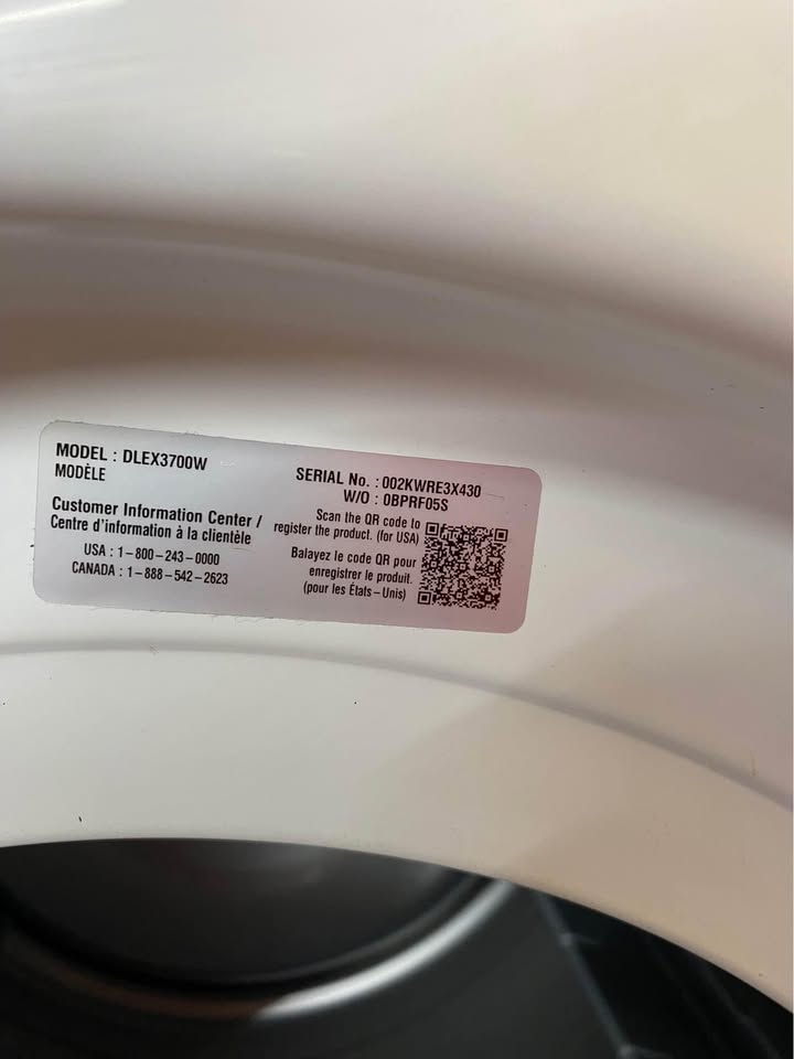 Electric dryer of 27 wide 220 volts - photo 3