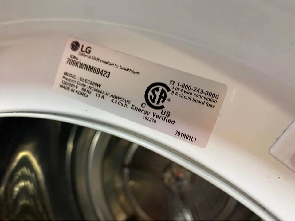 Dryer 24 wide used 220 volts image indicator(3)