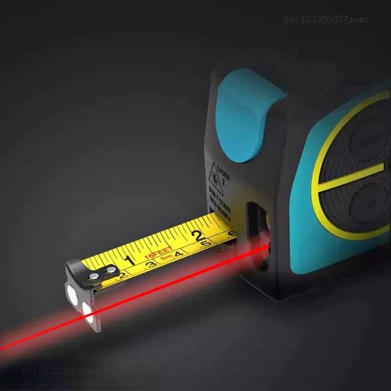 Laser Tape Measure 2-in-1
