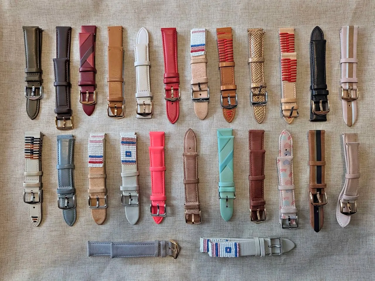 Leather 18 mm watch straps thumbnail