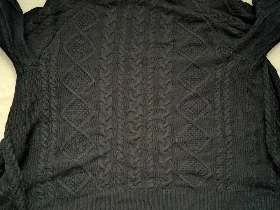 LG Wilfred oversized cable knit cardigan image indicator(3)