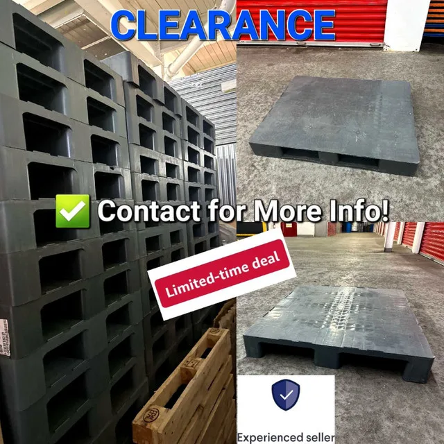 ➡️HeavyDuty Industrial Plastic Pallets for Storage and Transport