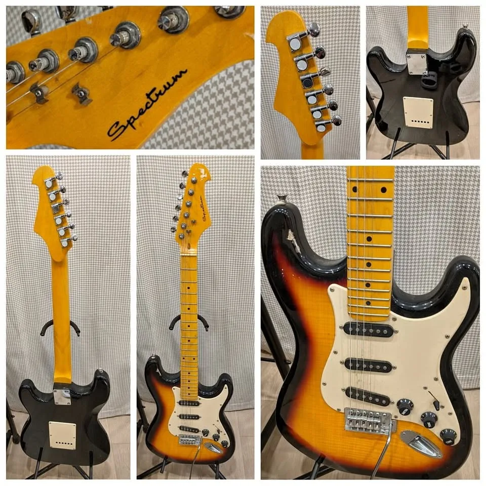 $180 Spectrum Stratocaster Electric Guitar thumbnail