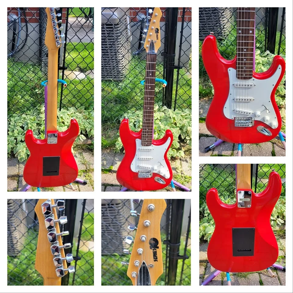 $180 Series 7 Stratocaster Electric Guitar - Fiesta Red thumbnail