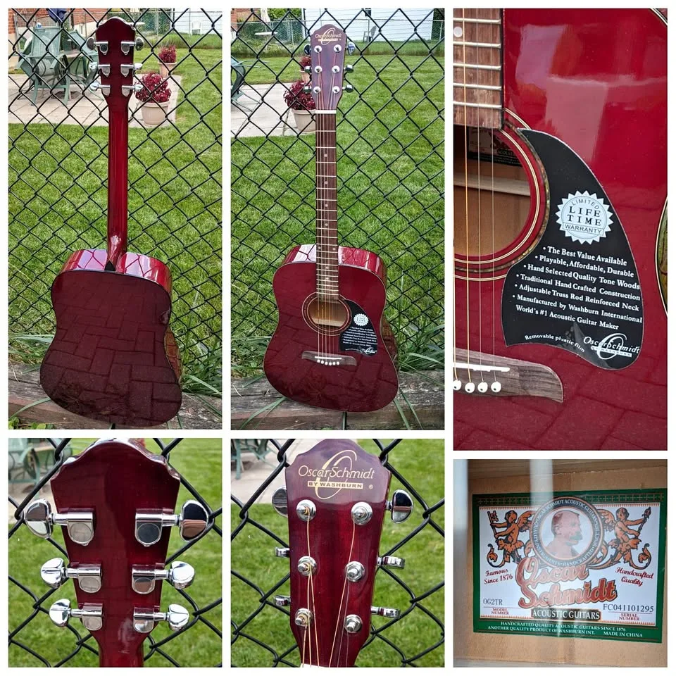 $220 Oscar-Schmidt Acoustic Guitar thumbnail