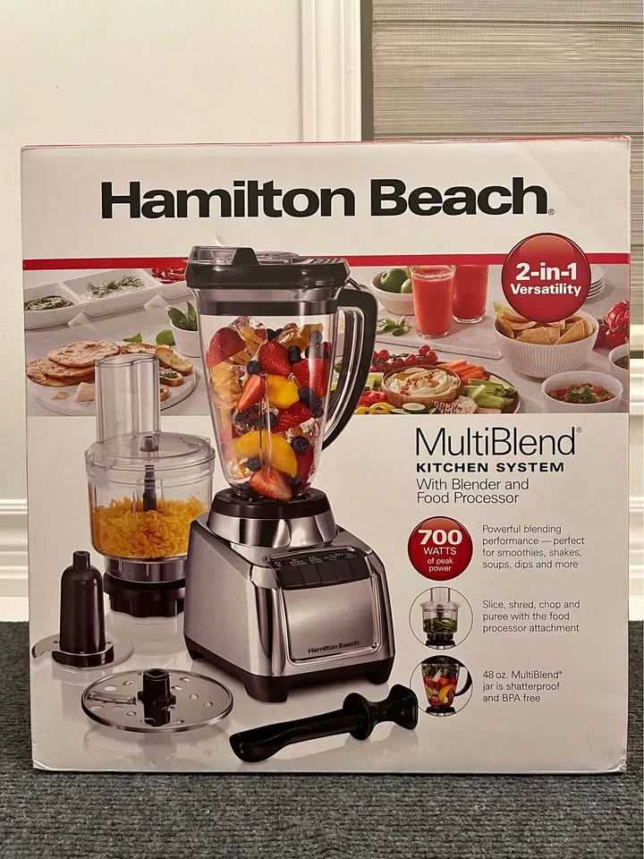 Hamilton Beach MultiBlend Blender & Food processor (Brand New)