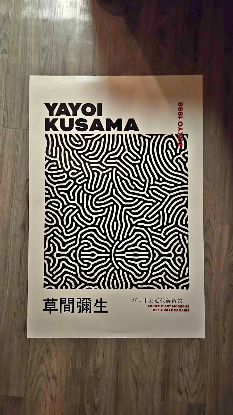 Yayoi Kusama Tokyo 1998 Museum of Modern Art Poster thumbnail