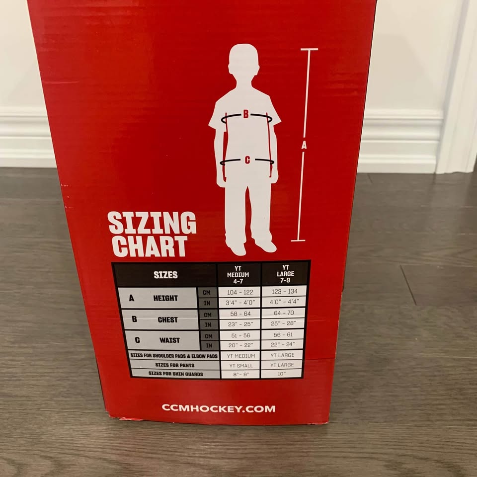 BNIB CCM Youth Hockey Protective Kit for 7-9 - photo 2
