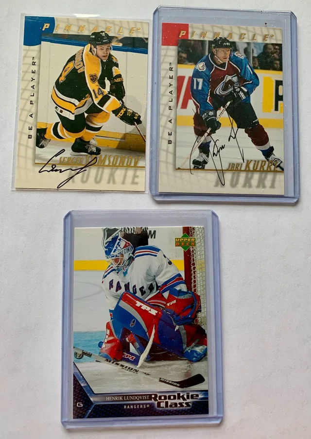 7 NHL Cards - 6 Autographs and 1 Rookie Card image indicator(3)