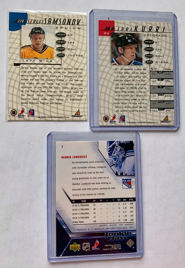 7 NHL Cards - 6 Autographs and 1 Rookie Card image indicator(4)