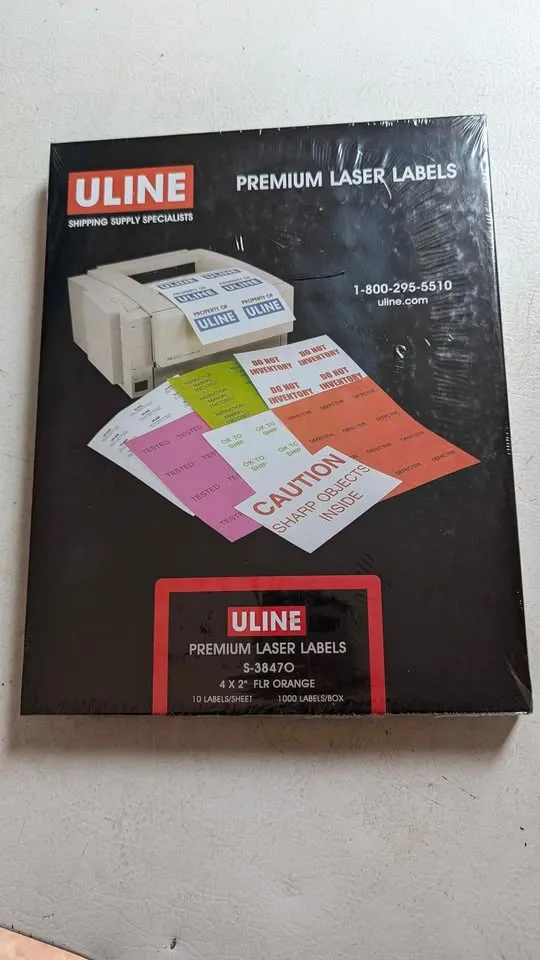 Laser Labels, 4x2",1000pcs, brand new image indicator(4)