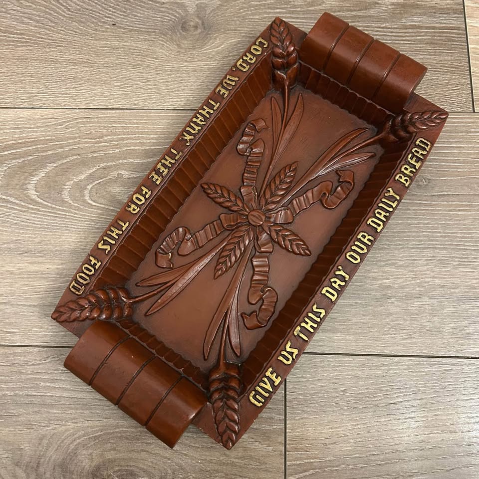 Vintage Burwood Wall Plaque – Bread Tray - photo 3