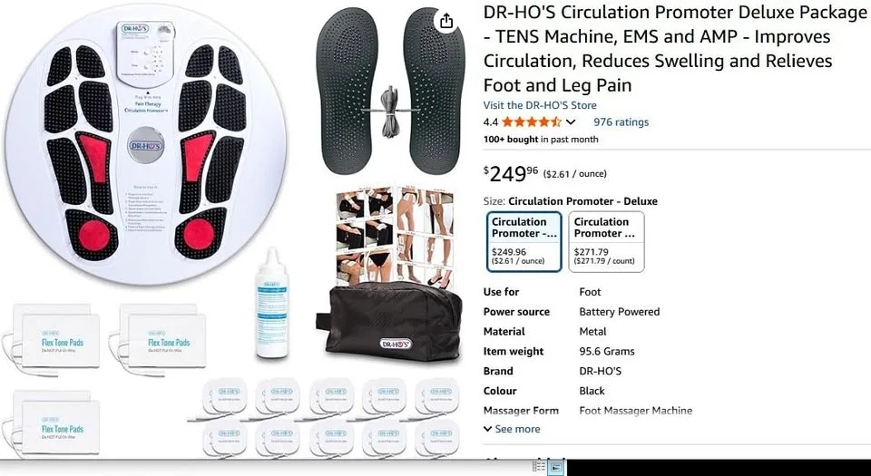 DR-HO Circulation Promoter - TENS machine