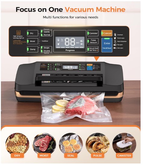 Qiqiaob Vacuum sealer 95kpa - photo 2