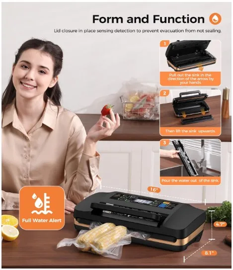Qiqiaob Vacuum sealer 95kpa image indicator(5)