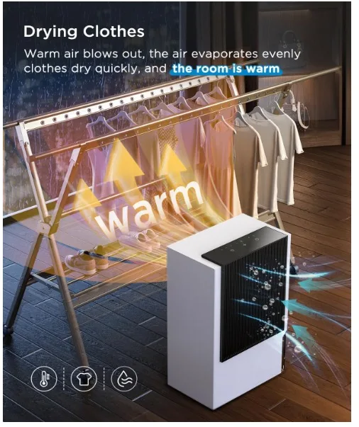 Easyacc Dehumidifier 1000sq ft image indicator(8)