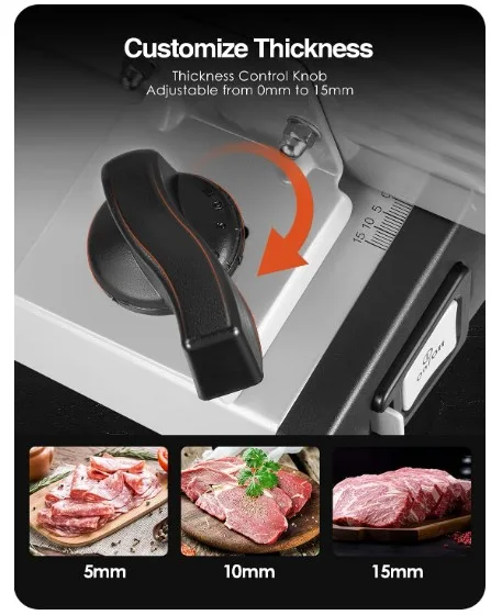 Electric Meat slicer 200W image indicator(3)
