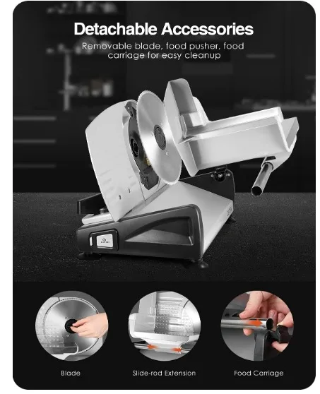 Electric Meat slicer 200W image indicator(4)